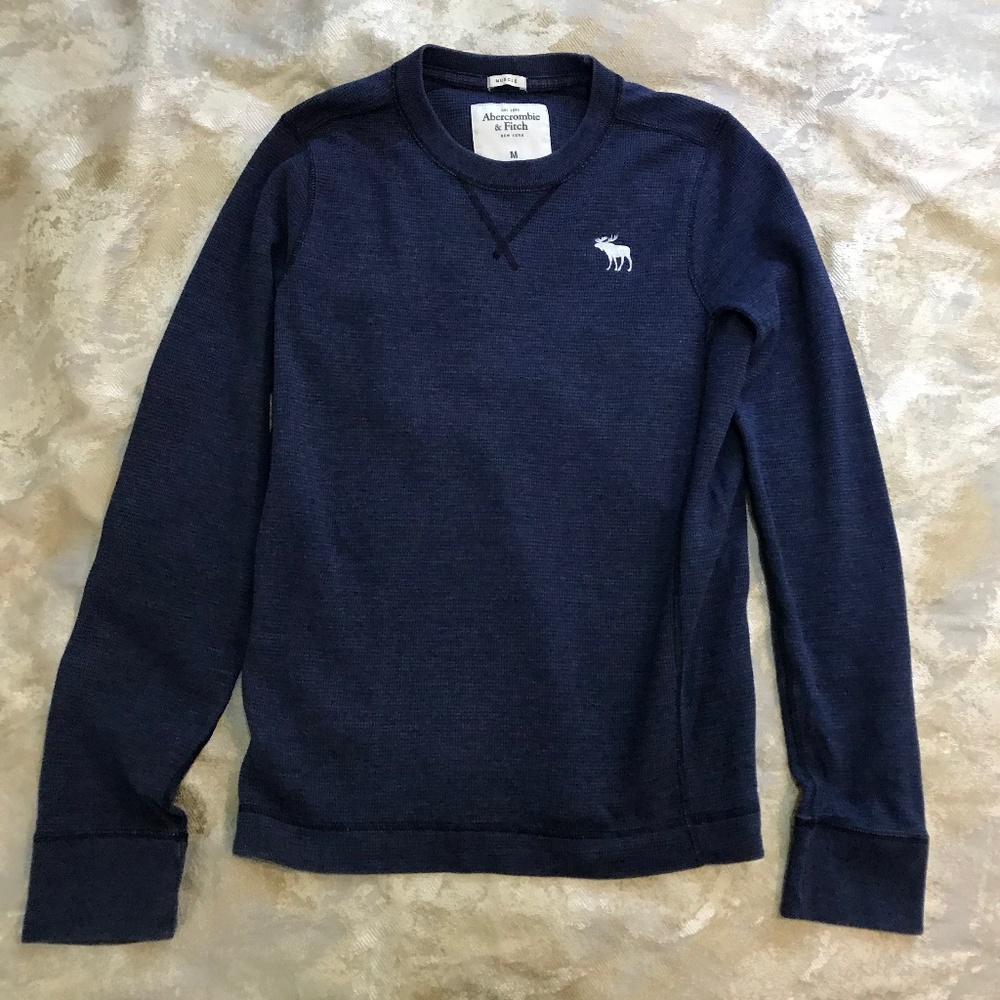 Abercrombie and Fitch blue sweater. Used once. M